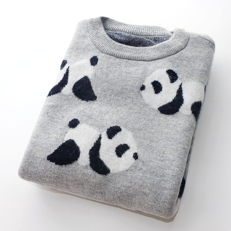 童装男童毛衣秋冬装洋气儿童熊猫针织衫上衣2025新款女孩衣服,童装/婴儿装/亲子装,毛衣/针织衫,淘宝优惠券,粉丝福利购,淘宝优惠卷