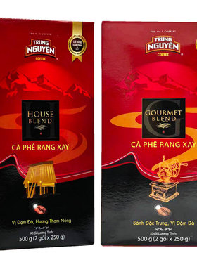 越南中原GOURMET BLEND阿拉比卡罗布斯塔滴漏咖啡粉提神醒脑手冲