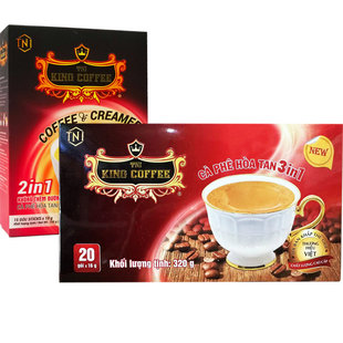 越南原装TNI KING添爱尊尚二三合一速溶炼乳冰奶咖啡速溶提神醒脑