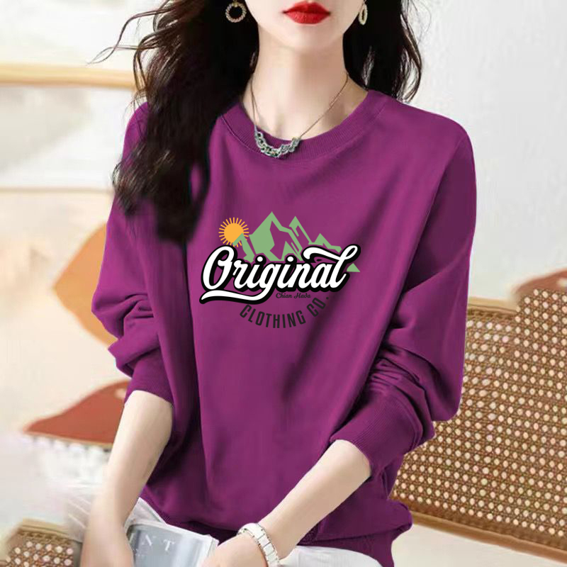 春秋纯棉韩版百搭打底衫