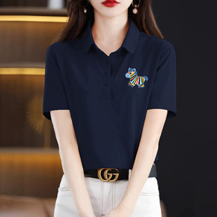 百搭衬衫 外贸出口女装 纯棉100%时尚 新款 上衣文艺气质减龄t恤 夏季