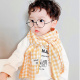 儿童围巾春秋薄款 中大童纯棉英伦小格子婴幼儿宝宝围脖男女童柔软