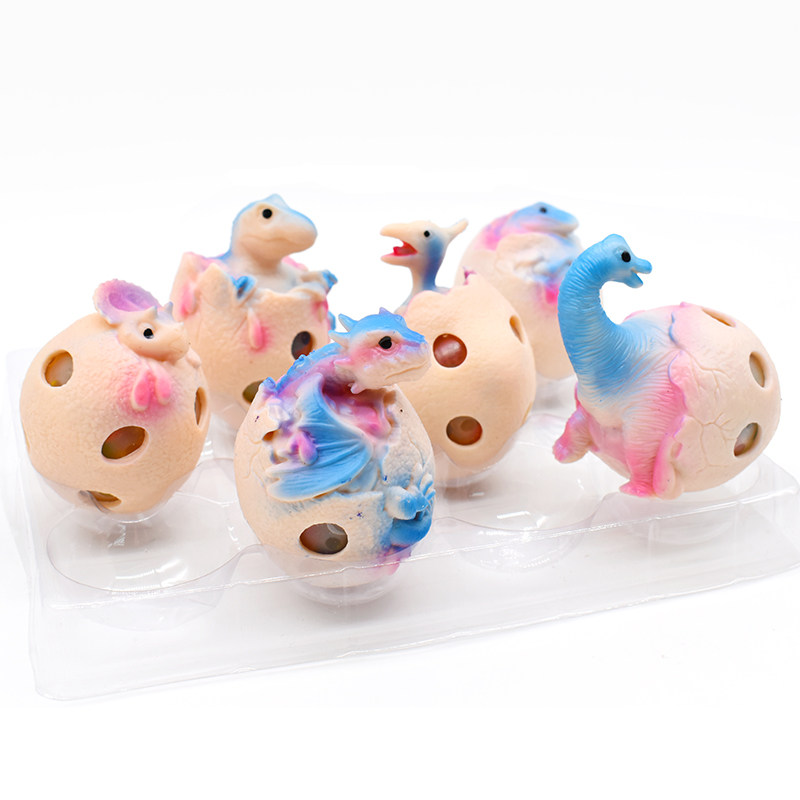 恐龙蛋发泄球手捏爆珠葡萄球捏捏乐减压发泄球解压球恐龙捏捏多孔