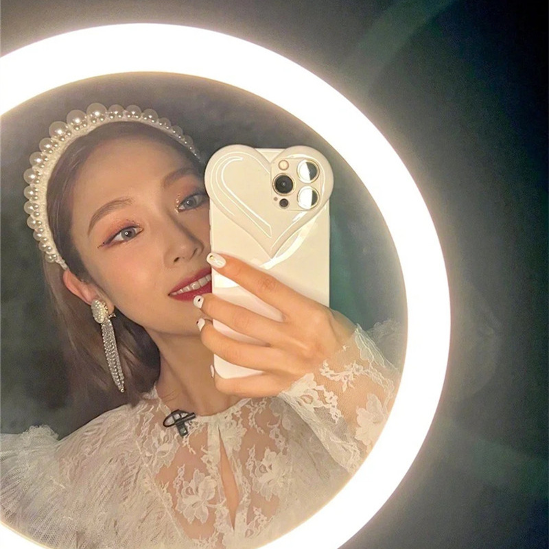 白色爱心手机壳苹果13女新款立体郑秀妍同款iphone12promax保护套新款15promax软壳