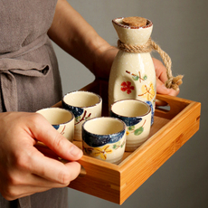 Ликер Cup 日式酒杯套装陶瓷酒具烈酒杯白酒分酒器黄酒清酒壶小酒盅加热烫酒