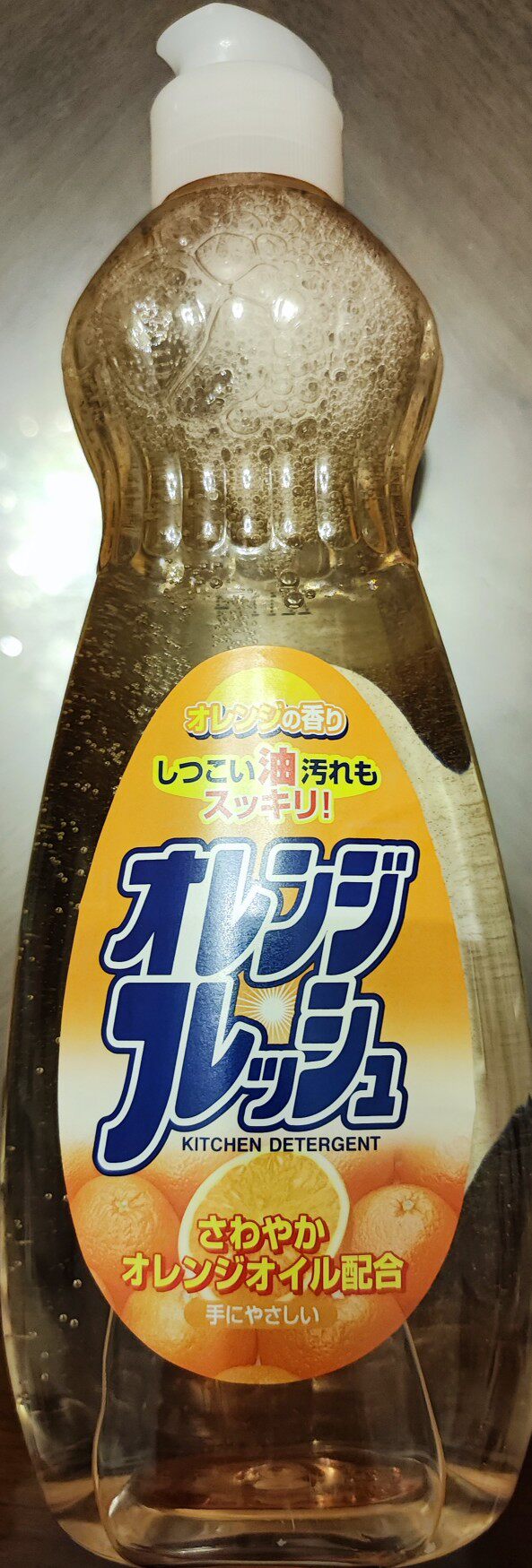 日本CehamiPF橙香洗洁精600ml快速去油家用厨房洗餐具果蔬不伤手