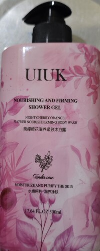 UIUK晚樱橙花滋养紧致沐浴露500ml