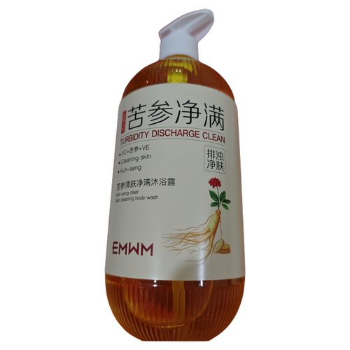 EMWM苦参净满嫩肤沐浴露850ml草本植萃净养肌肤