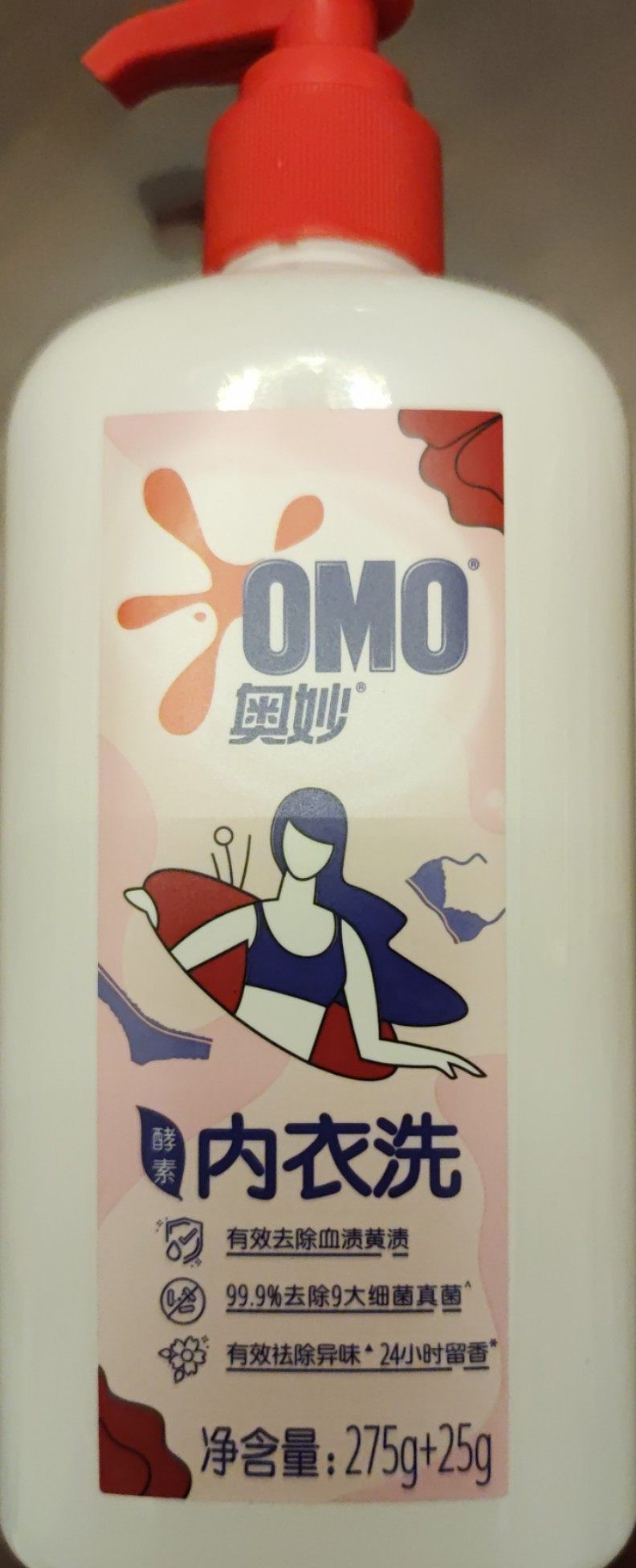 奥妙内衣洗酵素内衣洗衣液300g 包装随机