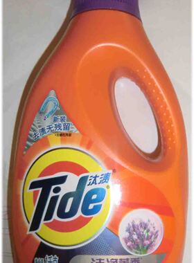 汰渍洗衣液香味持久薰衣草香氛洗衣液1kg瓶装去油渍洁净薰香