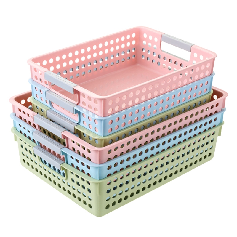 Basket office storage basket plastic A4 basket magazine rack 收纳整理 其他收纳篮 原图主图