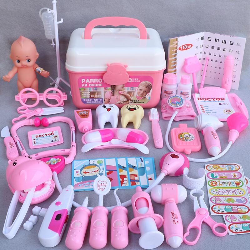 儿童玩具Children doctor toy girl boy medical box injection 玩具/童车/益智/积木/模型 过家家玩具 原图主图