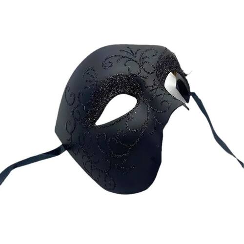 Half Face Masquerade Halloween Prince Adult Costume Mask Pha