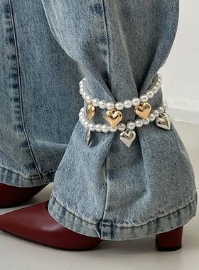 Ingemark 2Pcs/se Elegan Imiaion Pearl Ccb Beads Ankle Women