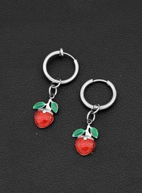 INS New Strawberry Sweet and Cute Earnail Ear Clip