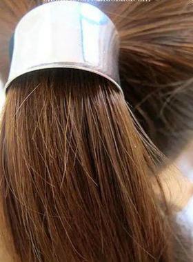 1pc 2023 Fashion Punk Hair With Gold / Silver Plated Elastic