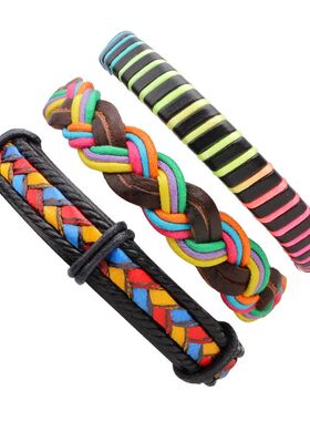 Punk Gohic Swee Simple Individualiy Tide Fashion Kni Mulicol