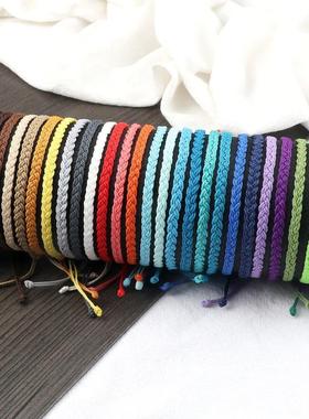 Nova linha de cera 26 estilos artesanal tran?ado pulseira aj