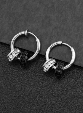Neutral Ins Personalized Stainless Steel Earrings Earclip