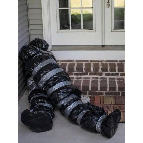 Hanging Corpse Prop Bag, Scary Halloween Decoration, Haunted