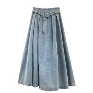 Laceup Women Commuting High Loo Autumn Waist Skirt Vintage