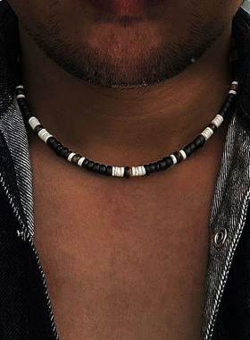 2023 Summer Beach Bohemia Surfer Necklace For Men Simple Geo