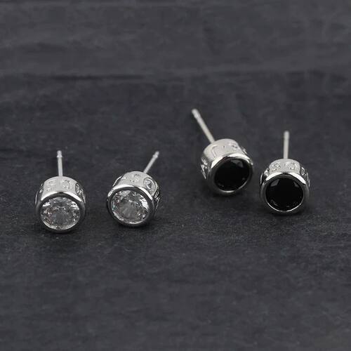 Vow Earrings for Men Trendy Personality Zircon Earrings Fash