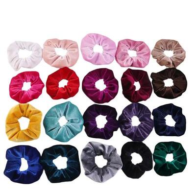 Korean Velvet Scrunchies Hair Ties Accessories Elastic Hair