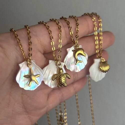 Jewelry Boho Style Shell Necklace  Fashion Starfish Pendant