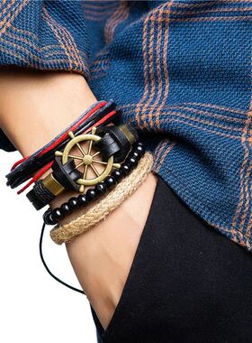 Punk Gohic Harajuku Individualiy Accessory Red rope Rudder H