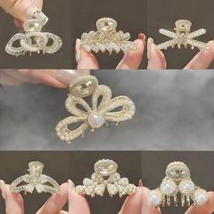New Women Geometry Hair Claw Girls Clamps Fashion Pearls Hai