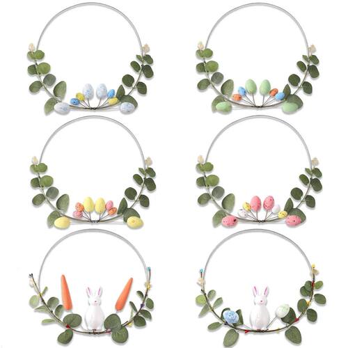 Easer Spring Home Fron Door Decor - Arificial Flower Wreah -