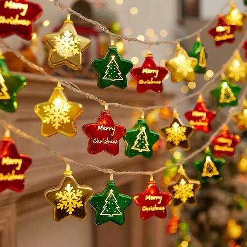 1PC 1.5M/3M Christmas LED Fairy Light String,Star Ball Gift