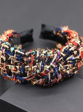 Color Fabric Casual Headband New Korean Fashion Wild Girl Ha