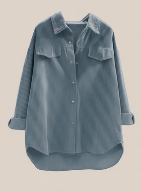 Boho Chic Oversized Shirt Women's Casual Loose Drop Shoulder