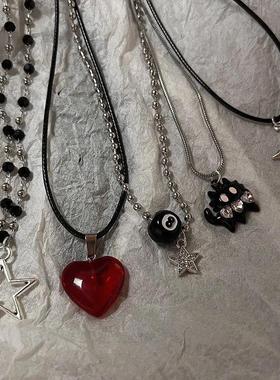 Vintage Fashion Leather rope Star Pendant Necklace For Women