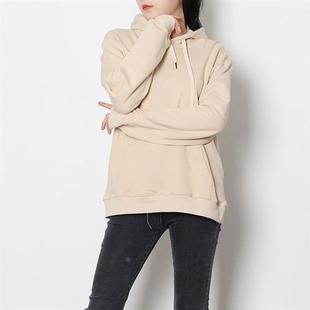 color simple long sweater sleeved temperament solid loose