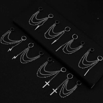 Ear bone clip earrings stainless steel personalized ear clip