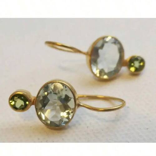 Retro Minimalist Faux Crystal Drop Earrings For Women Daily
