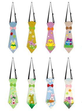 1Pc Easer Funny Neckie Decor Fel Tie for Easer Pary Decoraio