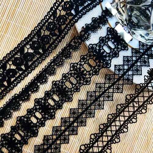 34 Styles Black Lace Bow Choker Necklace for Women Gothic Da