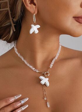 Peace Dove Drop Earrings Necklace Bracele for Women Exquisie