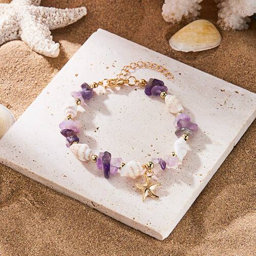 Bohemian Starfish Conch Beads Bracelets For Women Handmade I