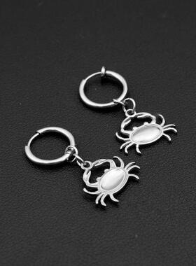 New stainless steel ocean crab niche design earrings