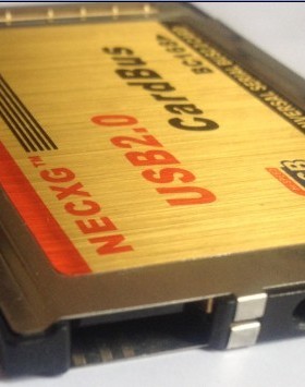 奇熊NECXG NEC华塑PCMCIA 转 USB2.0 短卡可接移动硬盘 不露头