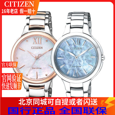 国行西铁城女表指针商务光动能