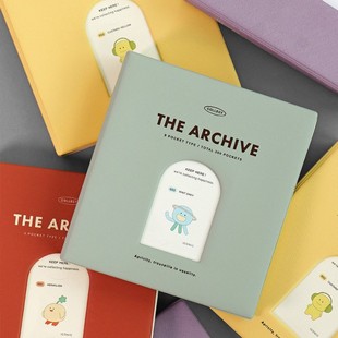 韩国进口2寸照片相册本证件照相册卡片收纳册记录册集邮册纪念册