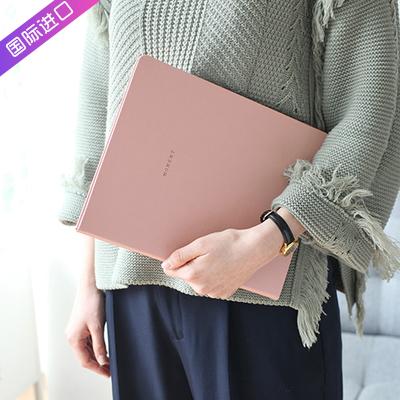 韩国进口皮质吸附手工diy制作粘贴式相册覆膜影集相薄毕业纪念册