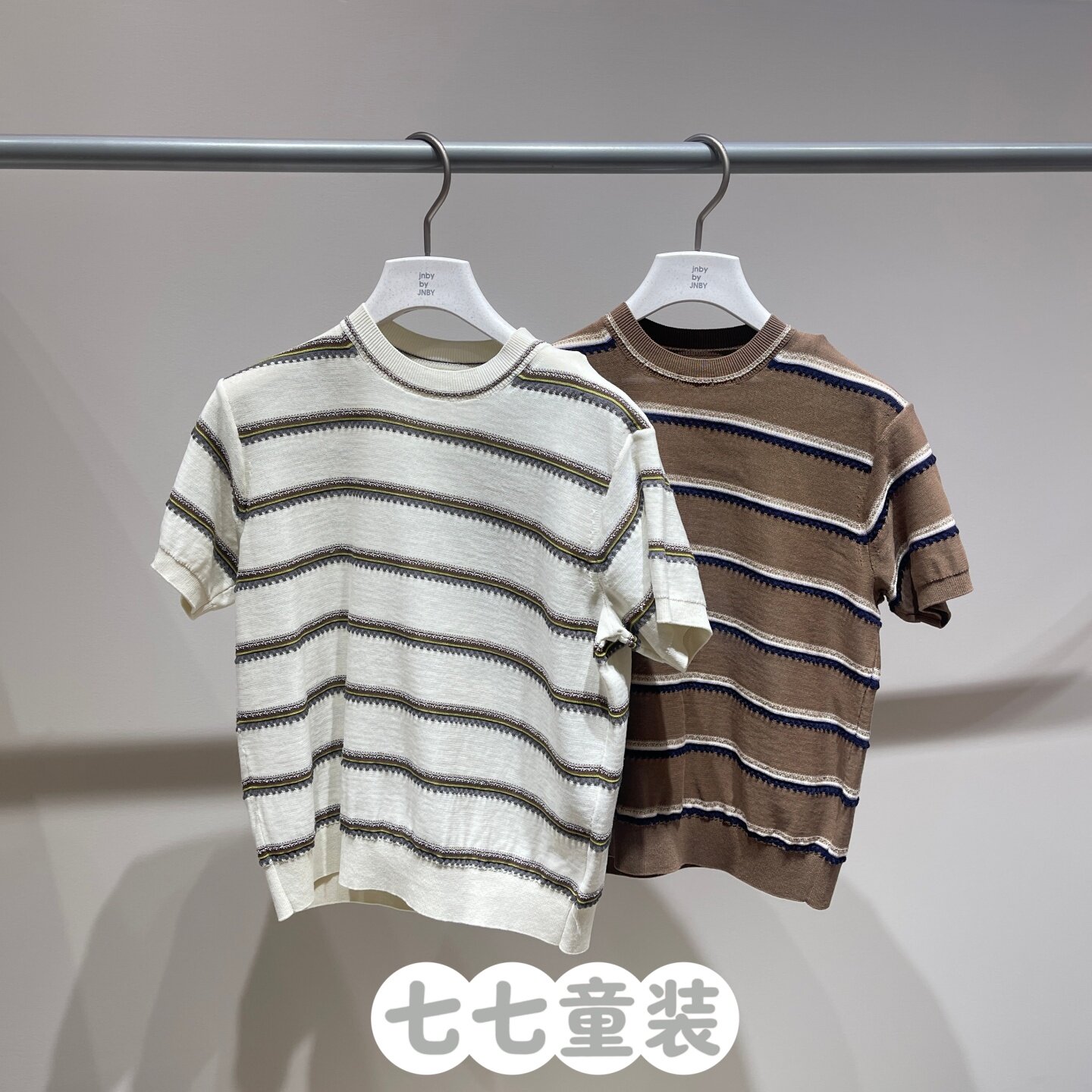 jnbybyjnby江南布衣童装2026春男女童1Q231004H短袖套头针织衫