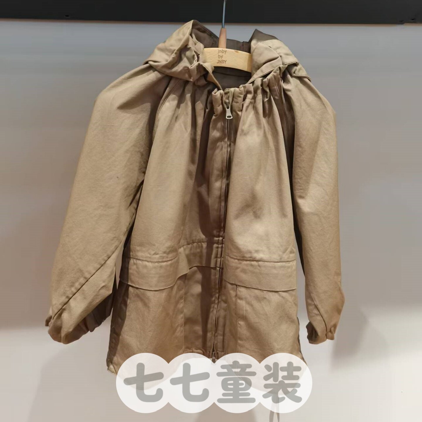 jnbybyjnby江南布衣童装H型2026春男女童1Q2911950中长款风衣